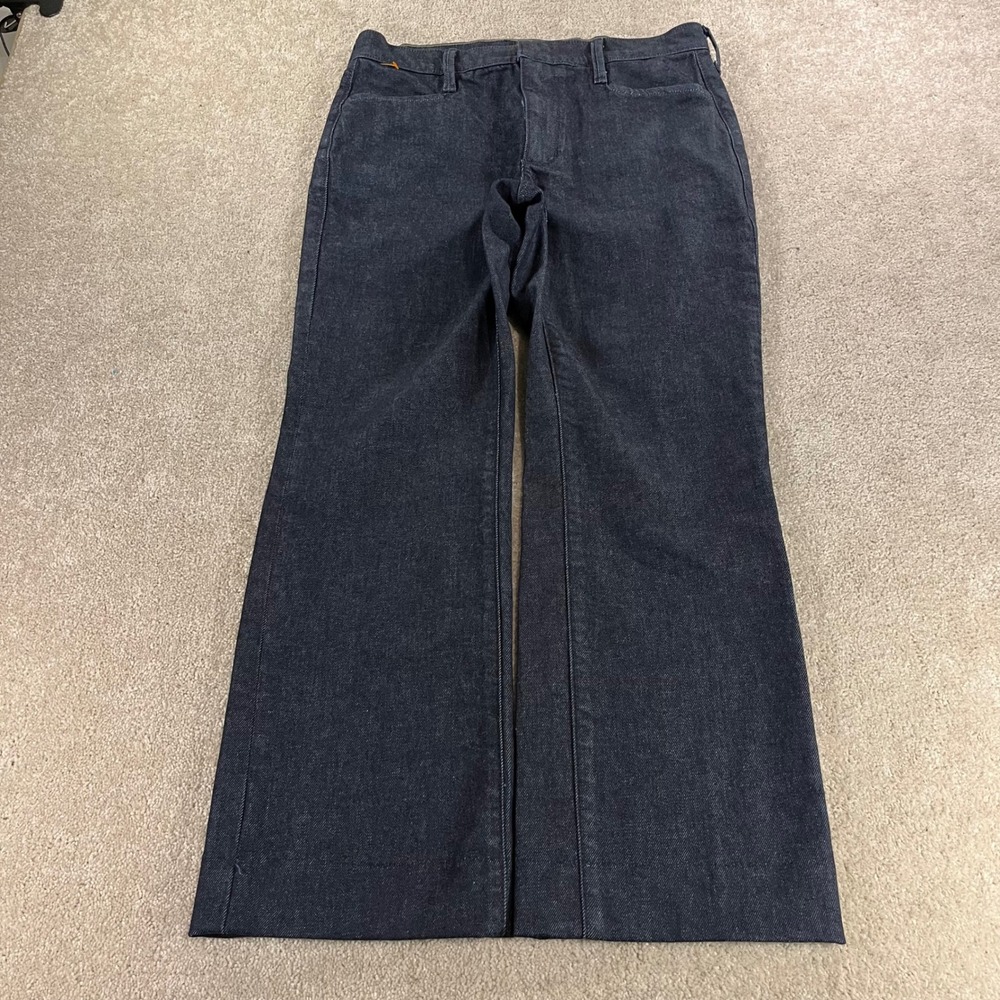 Banana Republic Denim Kick Trouser Womens 27 Dark Wash Cropped Flare